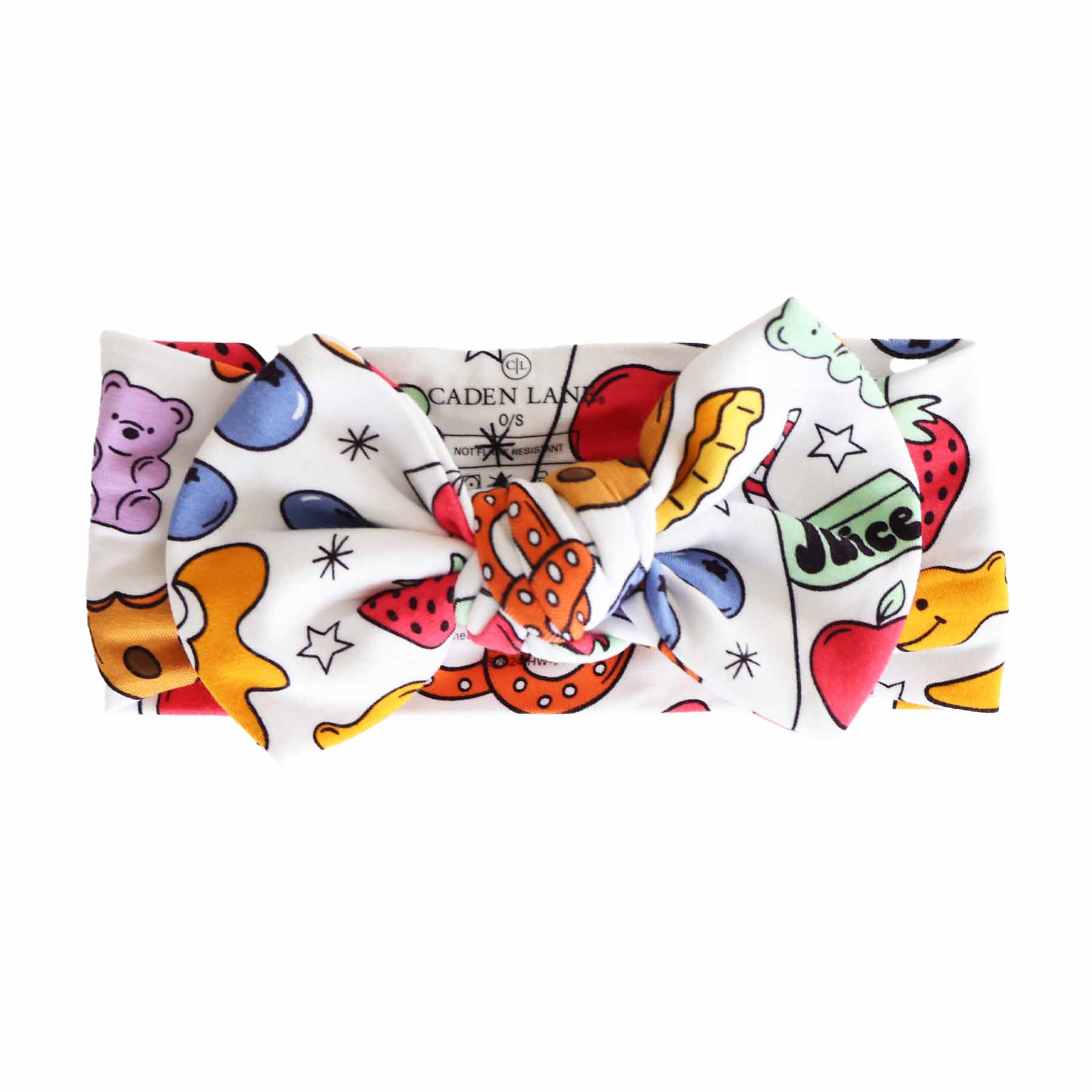 Snack Time Knit Large Bow Headwrap | Caden Lane