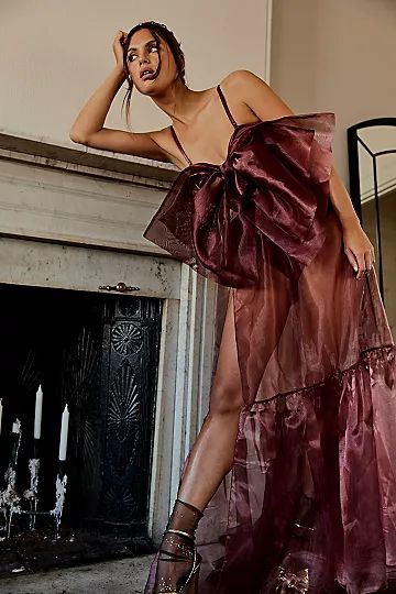 Someone Say Bows Maxi Bodysuit | Free People (Global - UK&FR Excluded)