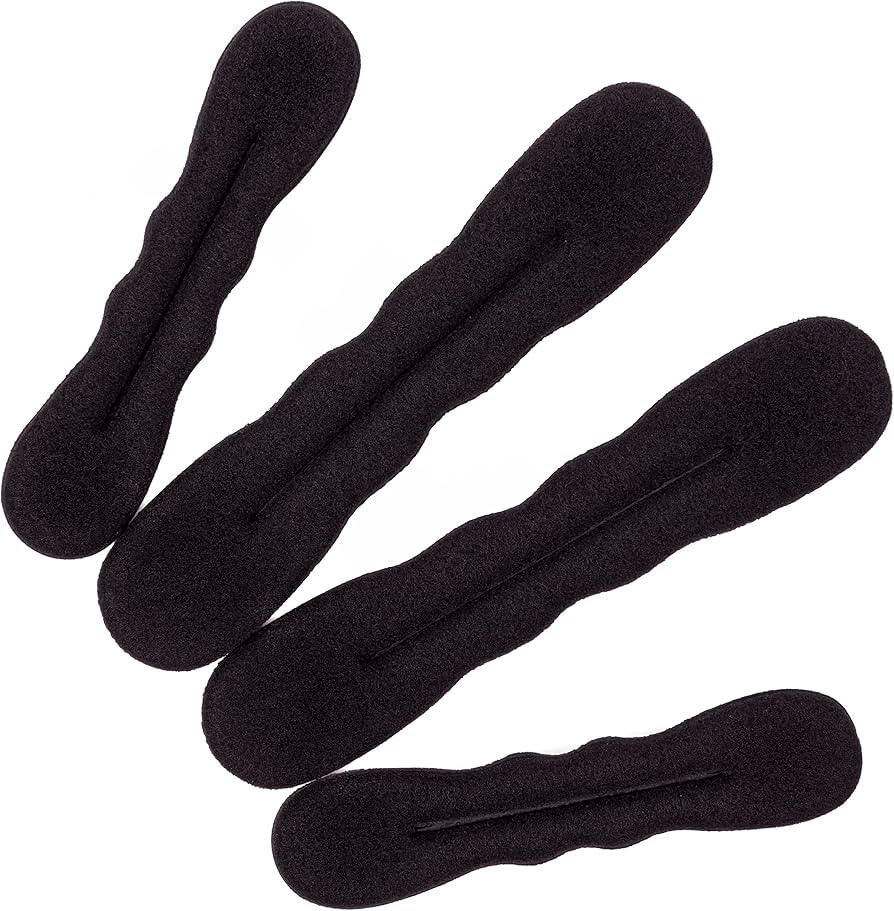 Beaute Galleria Magic 4 Pieces Black Foam Sponge Twist Shapers, Hair Bun Maker, Hair Donuts for B... | Amazon (US)