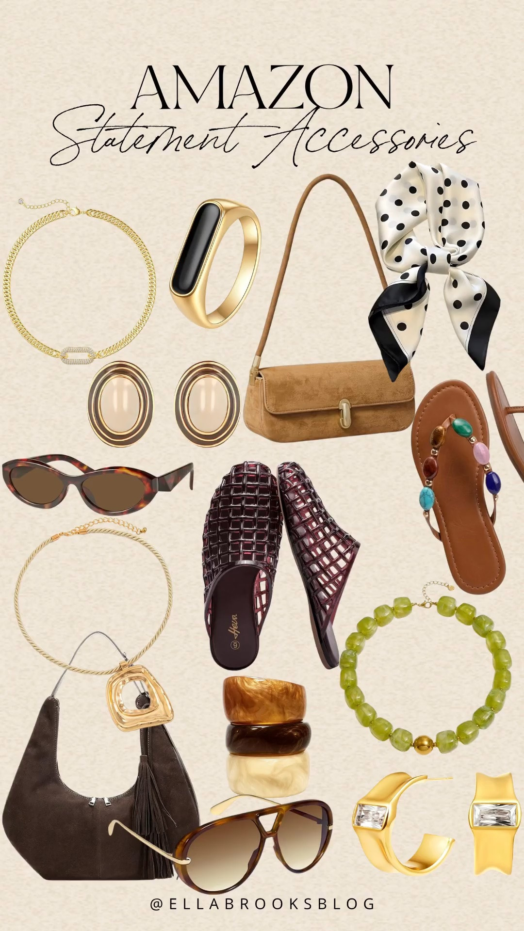 Amazon statement accessories

Fall purse, suede bag, Amazon fall style, jelly mules, statement jewelry, gold jewelry, chunky bangles

#LTKootd #LTKSeasonal #LTKmomlife