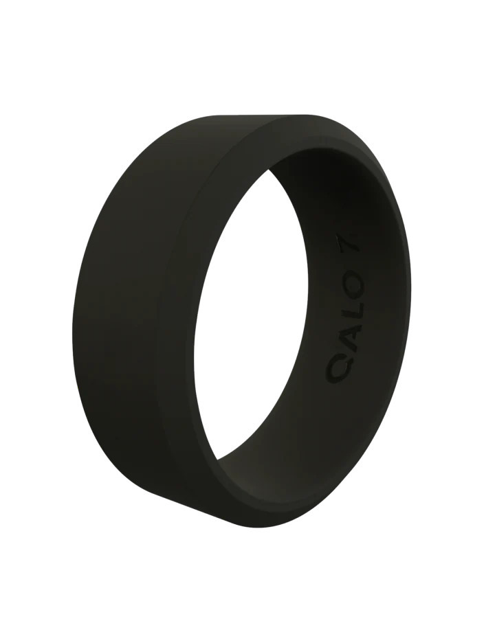 Modern Black Silicone Ring | QALO