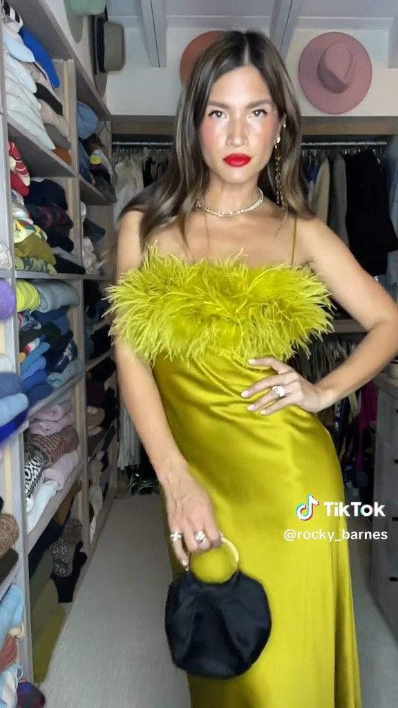 My dress is from House of CB but I added a couple similar options and some similar options to my coat as well!

#LTKVideo #LTKGiftGuide #LTKHoliday