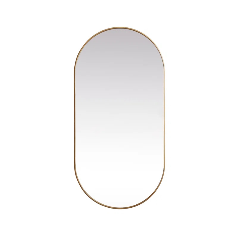 Dillwyn Metal Oval Mirror | Wayfair North America