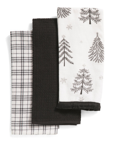 Set Of 3 Denny Trees Kitchen Towels | Entertaining | Marshalls | Marshalls