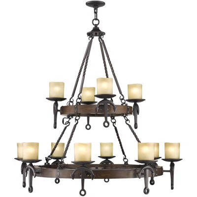 12 - Light Shaded Classic LED Chandelier | Wayfair North America