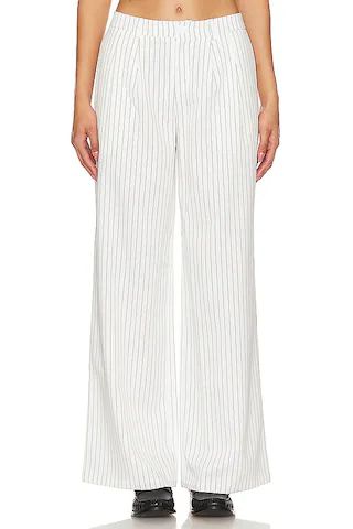 MORE TO COME Jazmine Pant in White Stripe from Revolve.com | Revolve Clothing (Global)