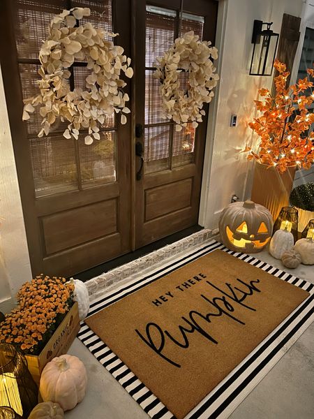 Cutest DOORMAT EVER - 🎃 

Etsy / small shop / hey pumpkin / front door decor / home / fall / seasonal / amazon 

#LTKHalloween #LTKSeasonal #LTKhome