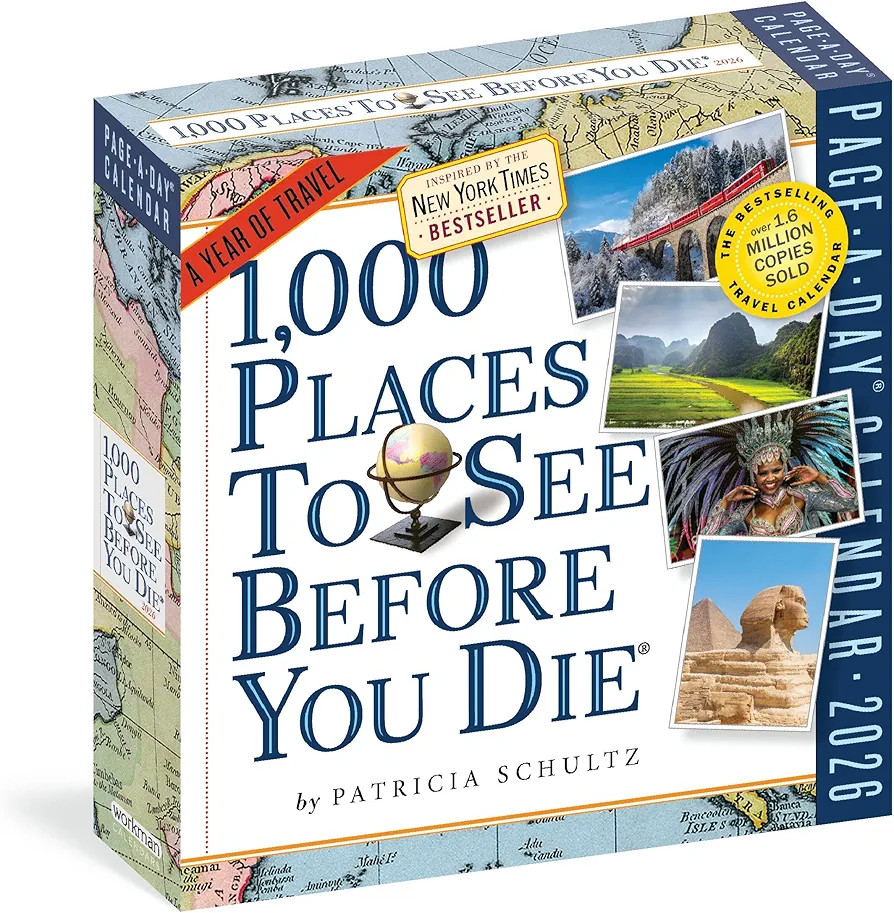 1,000 Places to See Before You Die Page-A-Day® Calendar 2026: A Year of Travel | Amazon (US)