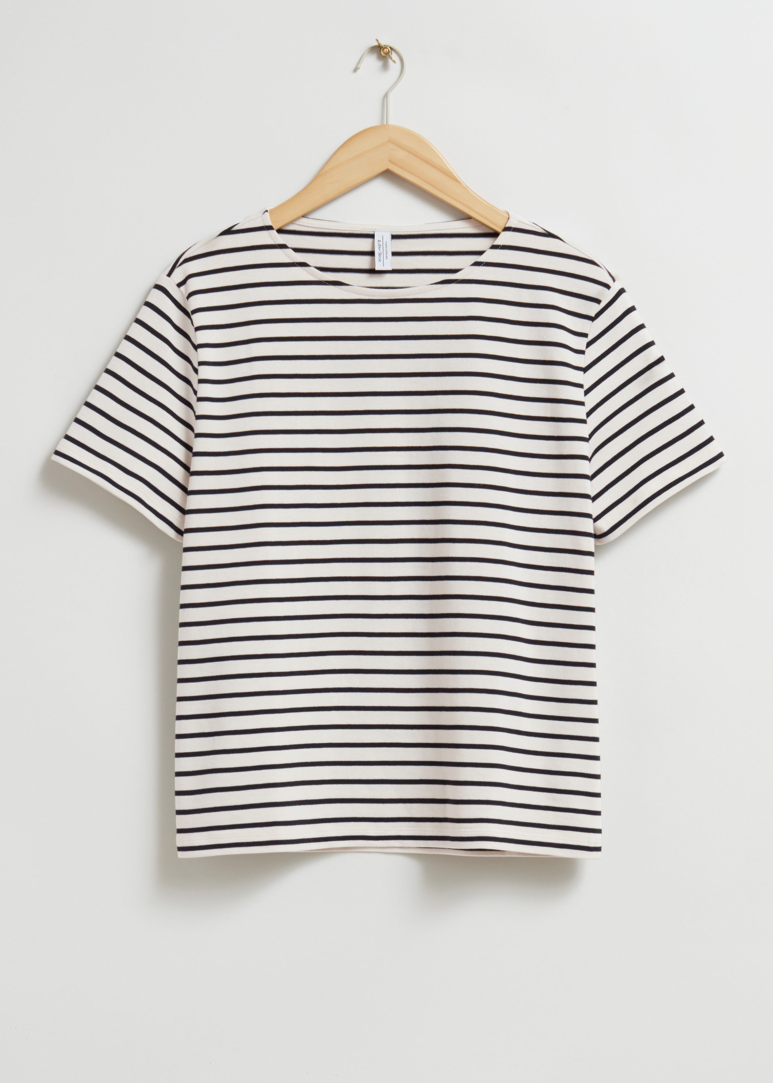 Striped T-Shirt - Black/White Striped - & Other Stories NL | & Other Stories EU