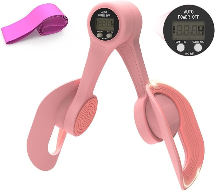 Thigh Trainer, 360\u00b0Adjustable Pelvic Floor Muscle Trainer with LED Display, Inner Thigh Exer... | Amazon (US)