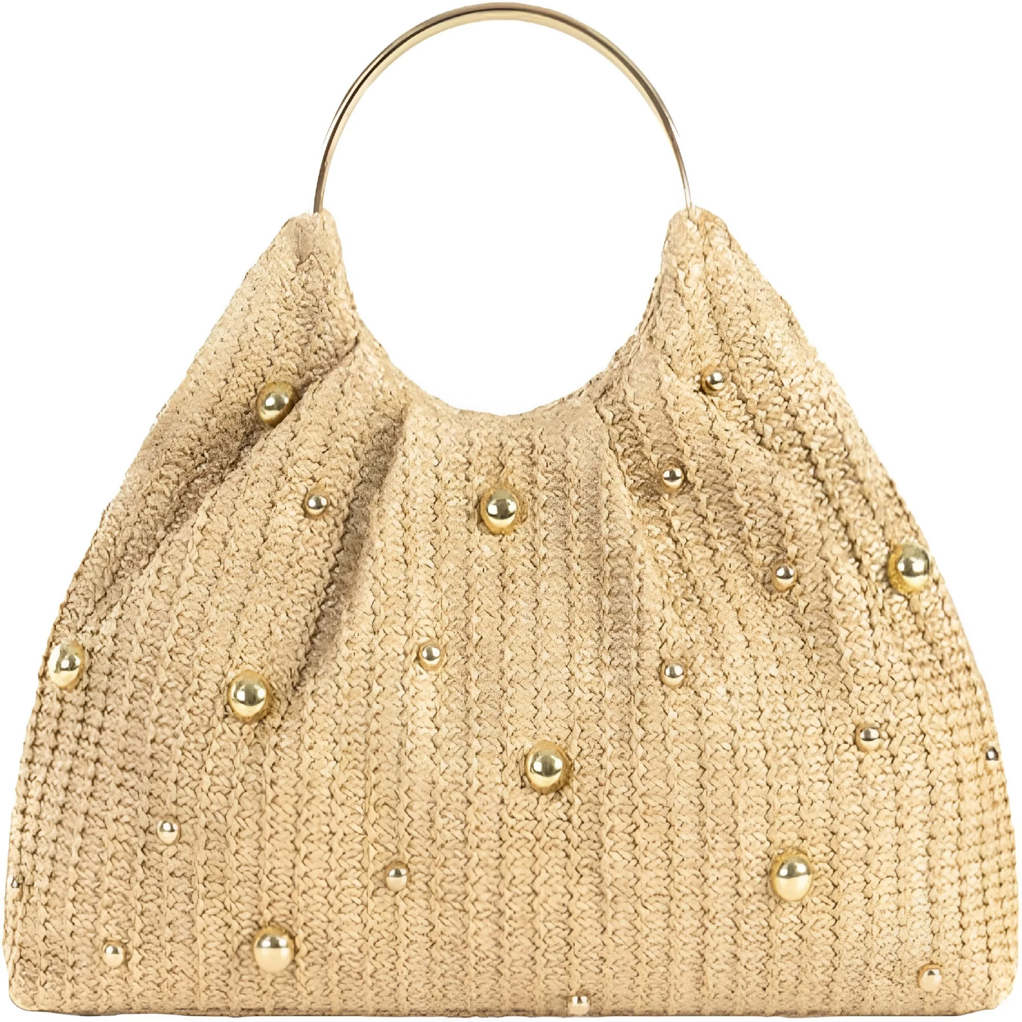 GASTROPOD Straw Woven Beach Bag Summer Beaded Top Handle Handbag Raffia Evening Purse Wedding Clu... | Walmart (US)