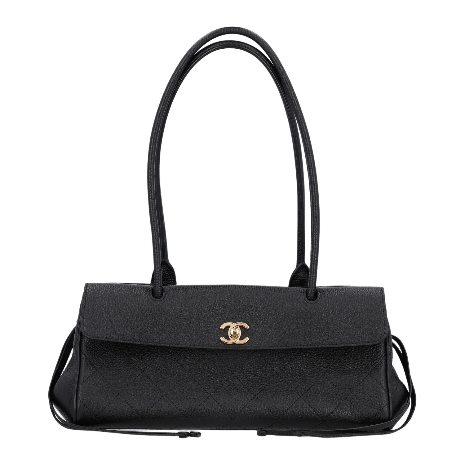 Chanel Grained Calfskin Stitched Urban Essentials Small Shopping Bag Black 1966855 | FASHIONPHILE (US)