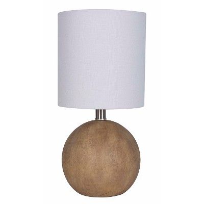 Faux Wood Table Lamp Light Brown (Lamp Only) - Threshold™ | Target