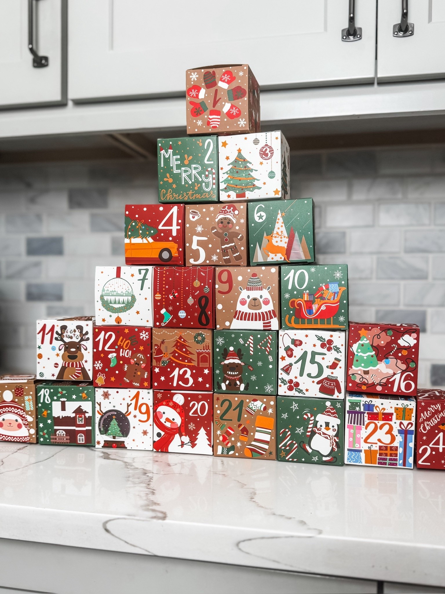 Counting down the days in the cutest way ✨ These mini box advent calendars are filled with charm — each little drawer has its own festive design, making them perfect for kids, gifting, or styling on your kitchen counter. A fun, colorful way to bring the Christmas magic home! 🎄❤️
#eanesinteriors #adventcalendar #holidaydecor #christmascountdown #festivedecor



#LTKHoliday #LTKHome #LTKSeasonal