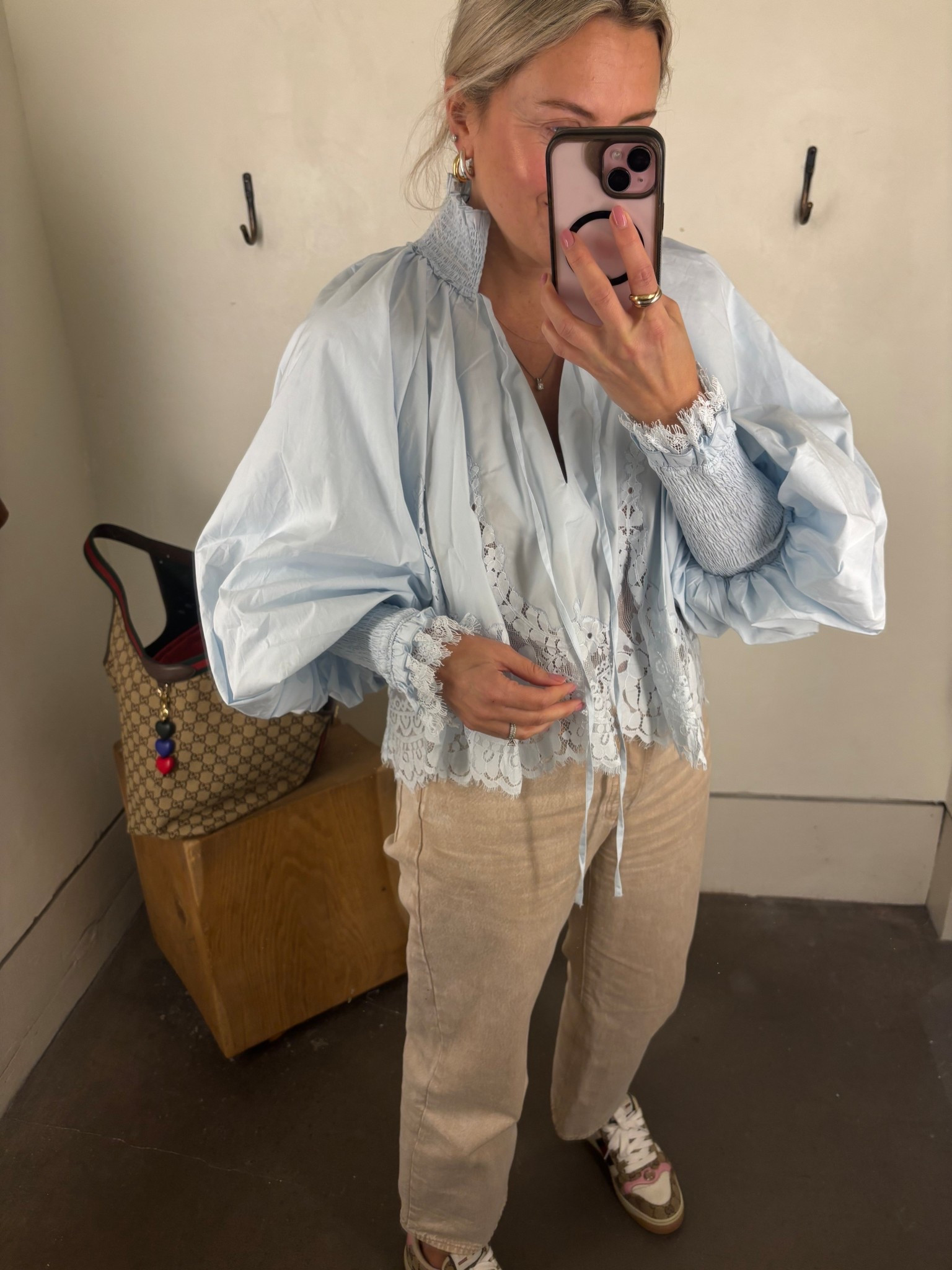 Spring outfit.  Simply a GORGEOUS unique top 

#LTKootd #LTKOver40 #LTKmomlife
