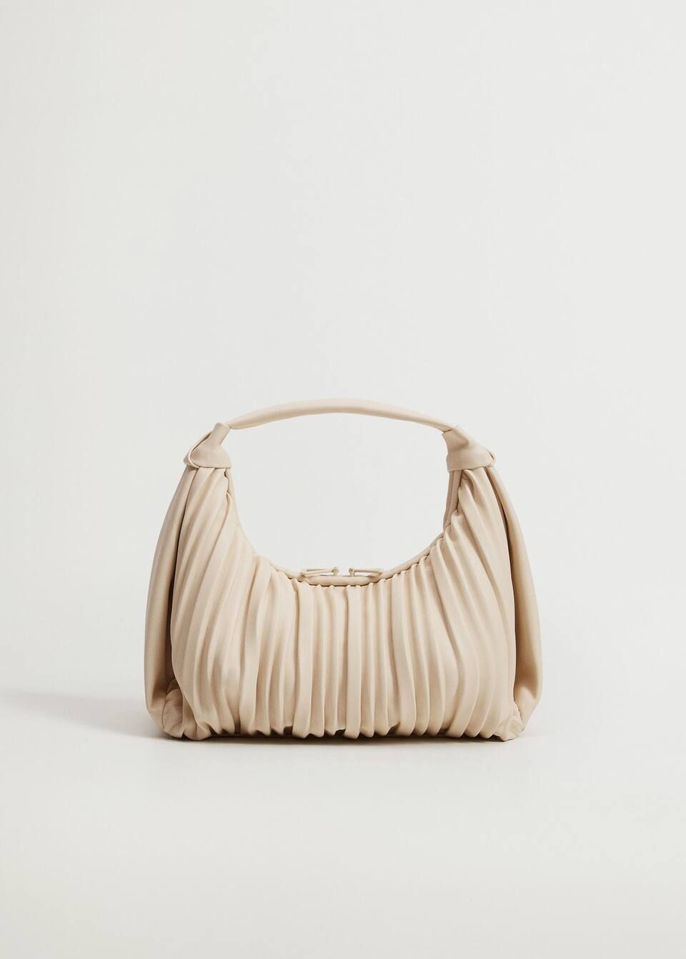 Pleats baguette bag | MANGO (US)