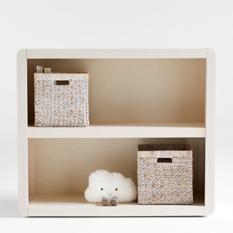 Montauk White Wood 2-Shelf Kids Bookcase by Leanne Ford + Reviews | Crate & Kids | Crate & Barrel