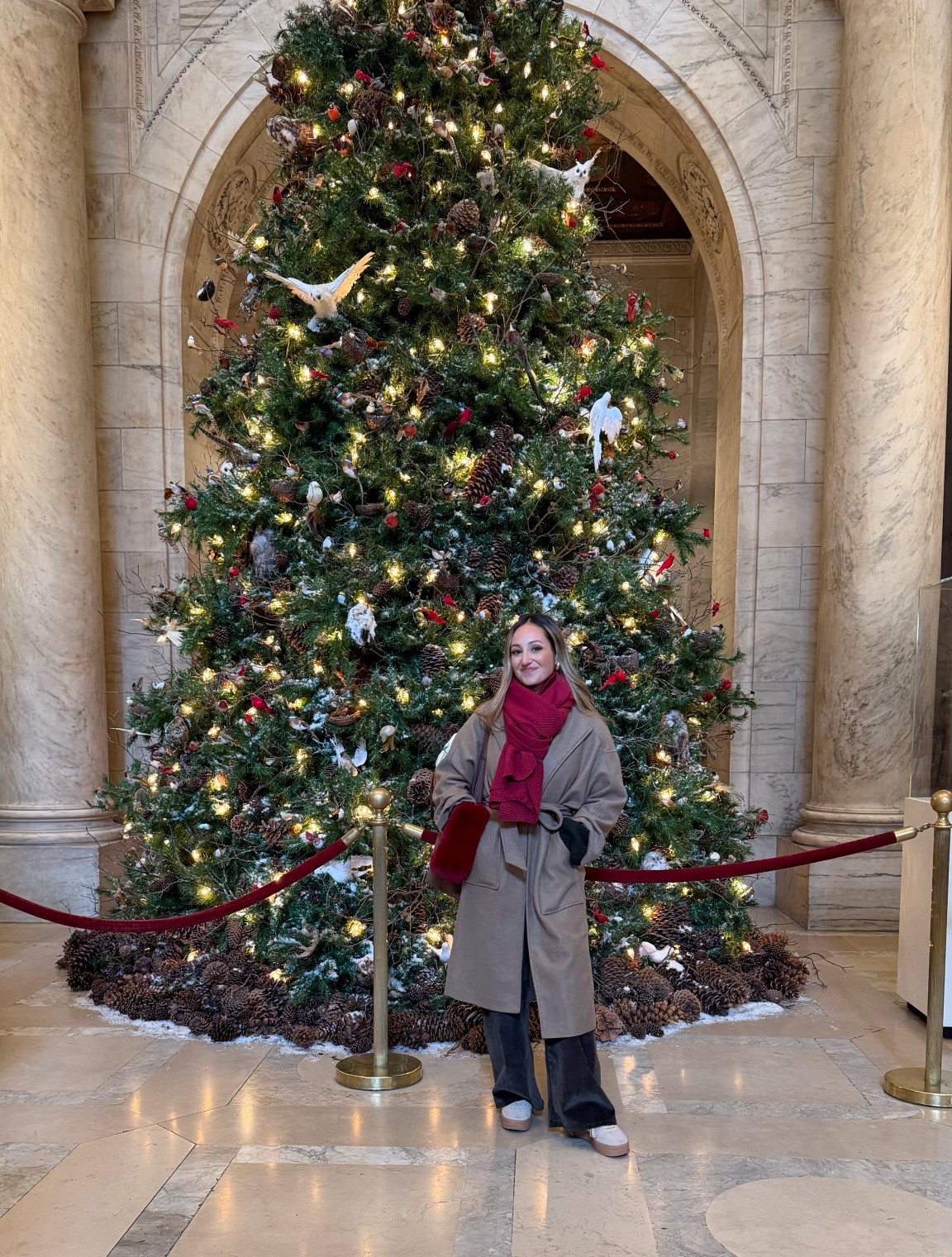 NYC Christmas 🎄 packed heels in my bag for the event I was going to! 

#LTKPetite #LTKootd #LTKmomlife