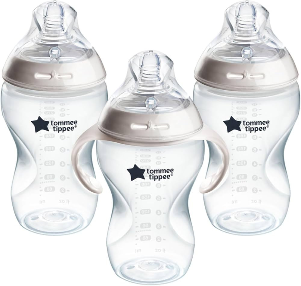 Tommee Tippee Natural Start Baby Bottle, 11oz, Thicker Feed, Breast-Like Nipple For Babies 6 Mont... | Amazon (US)