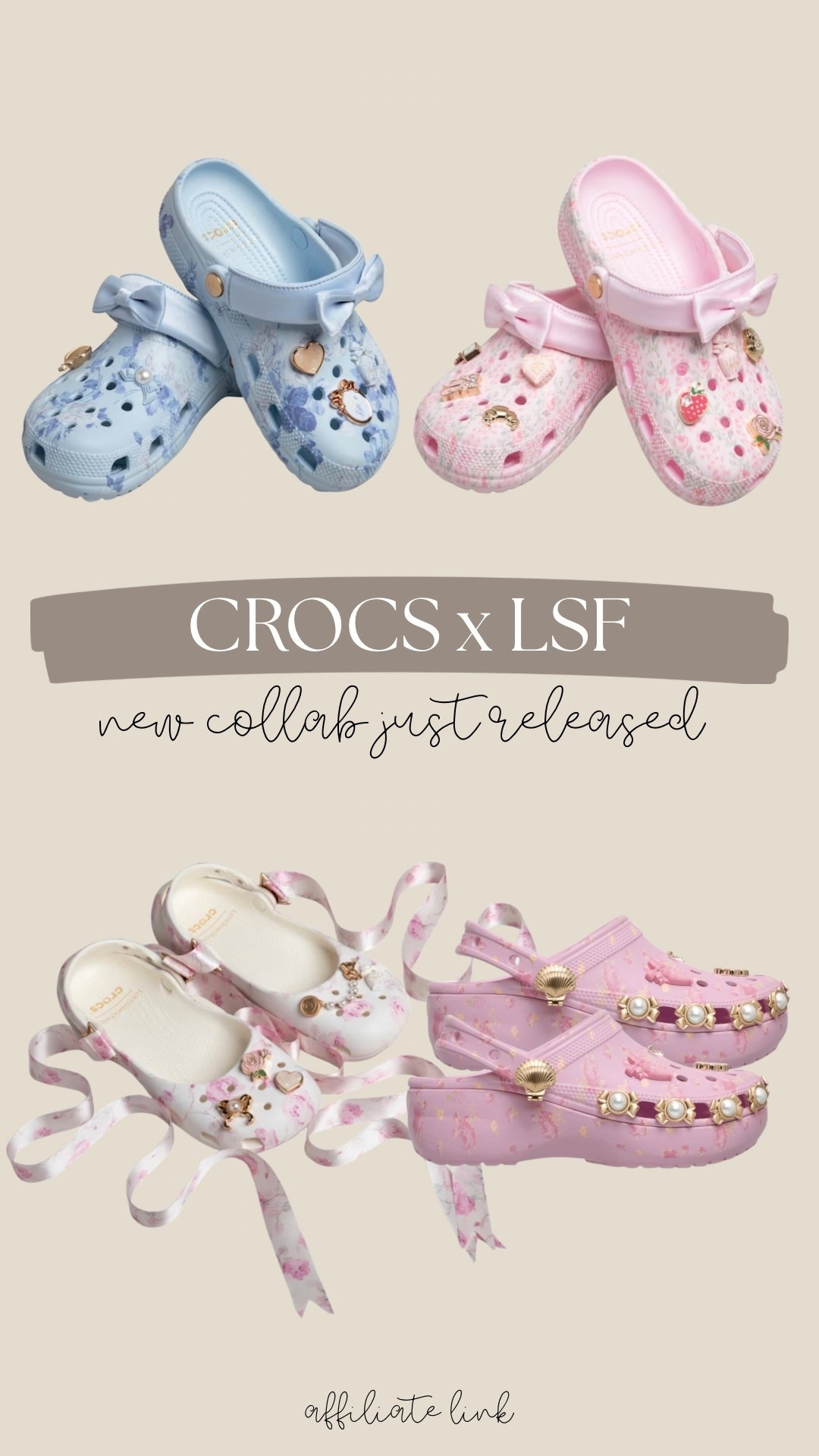 New crocs and love shack fancy collab just released! 

#LTKgrwm #LTKselfcare #LTKootd