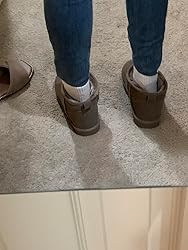 Project Cloud Ankle-High Snow Boots for Women - Genuine Suede Water Resistant Winter Boots with M... | Amazon (US)