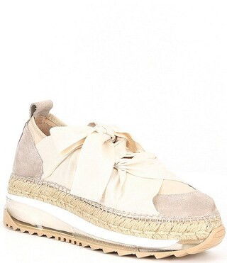 Free People Chapmin Suede Chunky Espadrille Platform Sneakers | Dillard's | Dillard's
