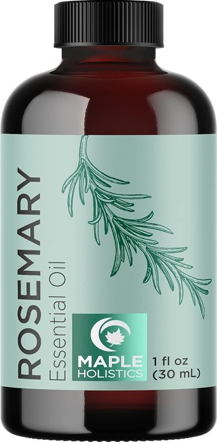 Pure Rosemary Essential Oil for Aromatherapy - Pure Rosemary Oil for Hair Skin and Nails - Refres... | Amazon (US)