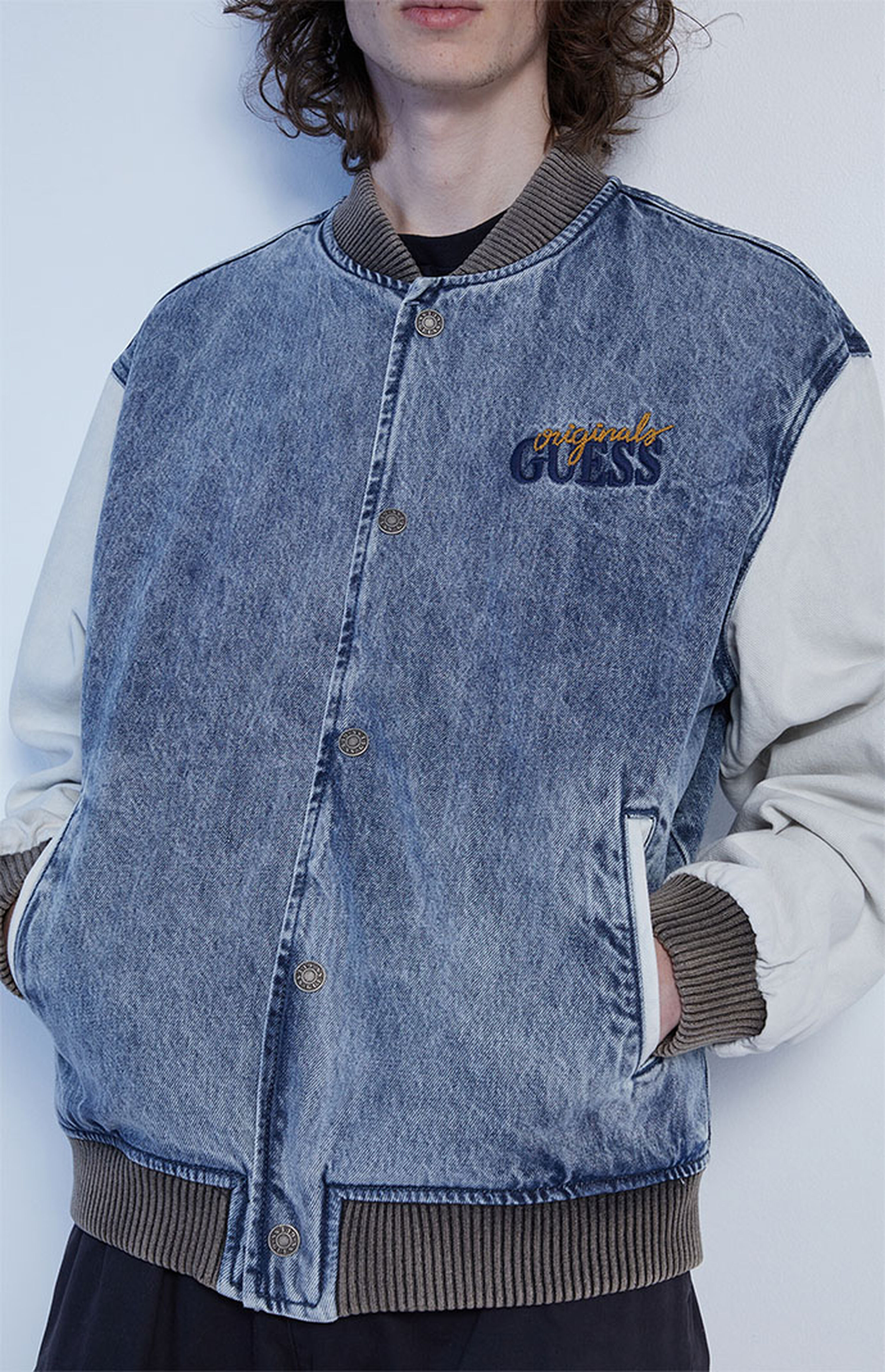 GUESS Originals Denim Bomber Jacket | PacSun