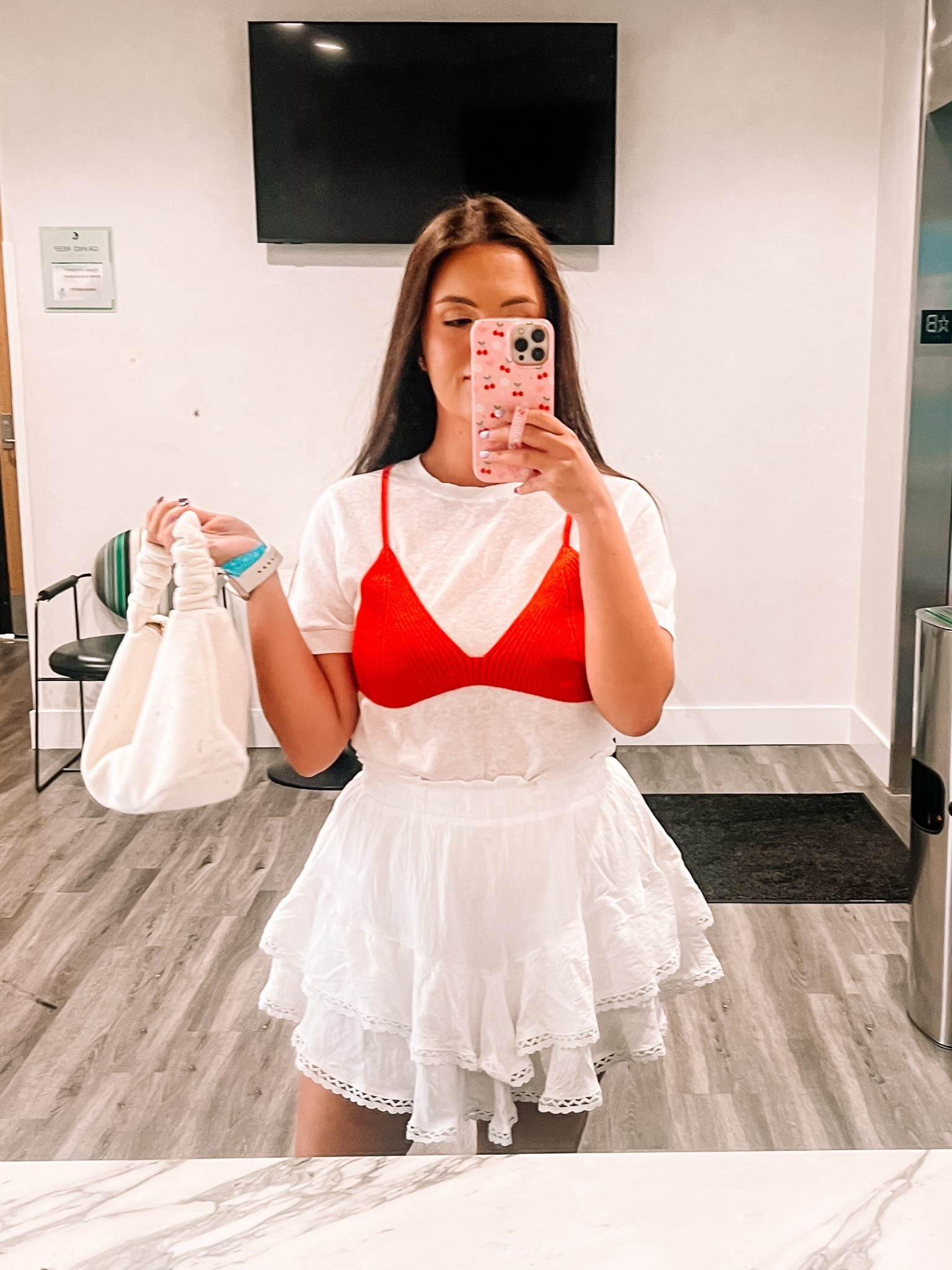 beach babe off duty 🛟 easy summer outfit that gives all the boardwalk vibes whether youre baywatching or watching the newest season of white lotus at home (like me!) pair with cute white sneaks, sunnies, or some sandals. seriously the cutest statement piece when styled this summer season! 

#LTKTravel #LTKSwim #LTKFindsUnder50