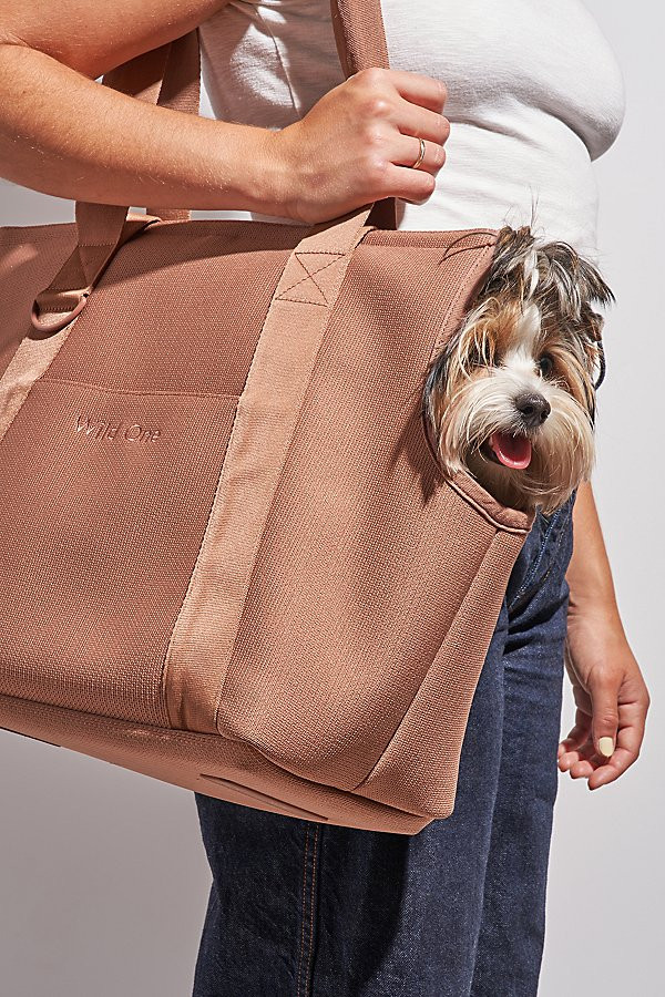 Wild One Recycled Knit Everyday Dog Carrier Tote | Urban Outfitters (US and RoW)