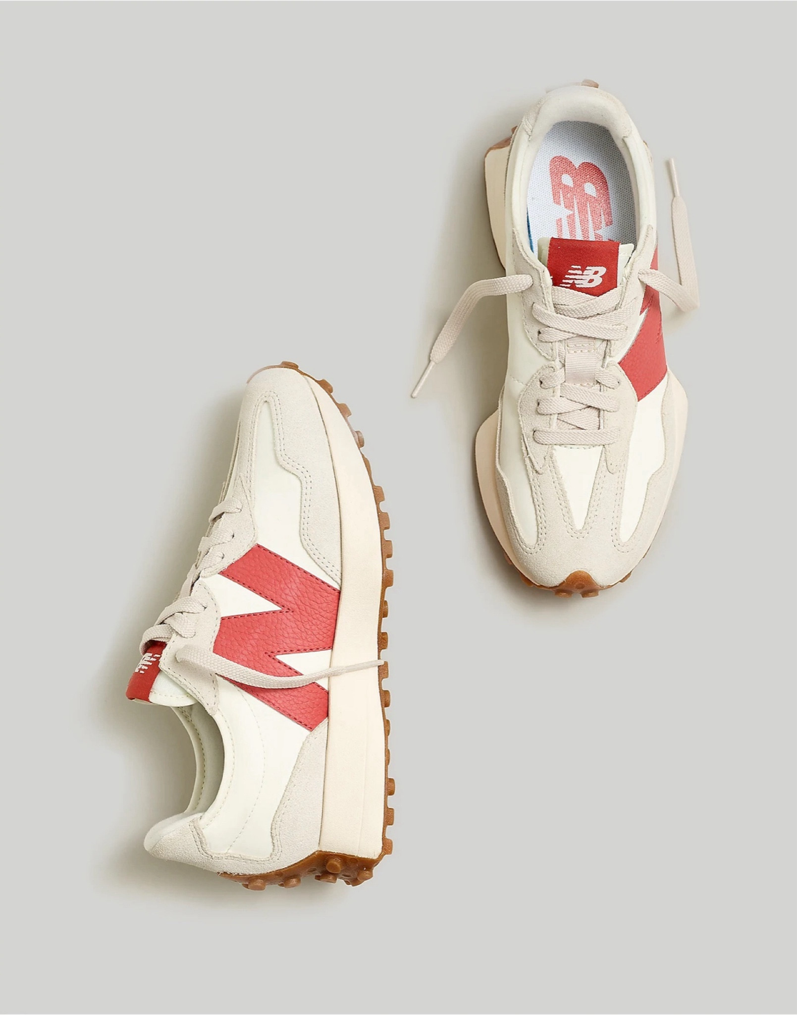 New Balance® Unisex 327 Sneakers with a beautiful coral accent on a beige background. Super cute for spring & summer!

#LTKshoecrush #LTKstyletip #LTKSeasonal