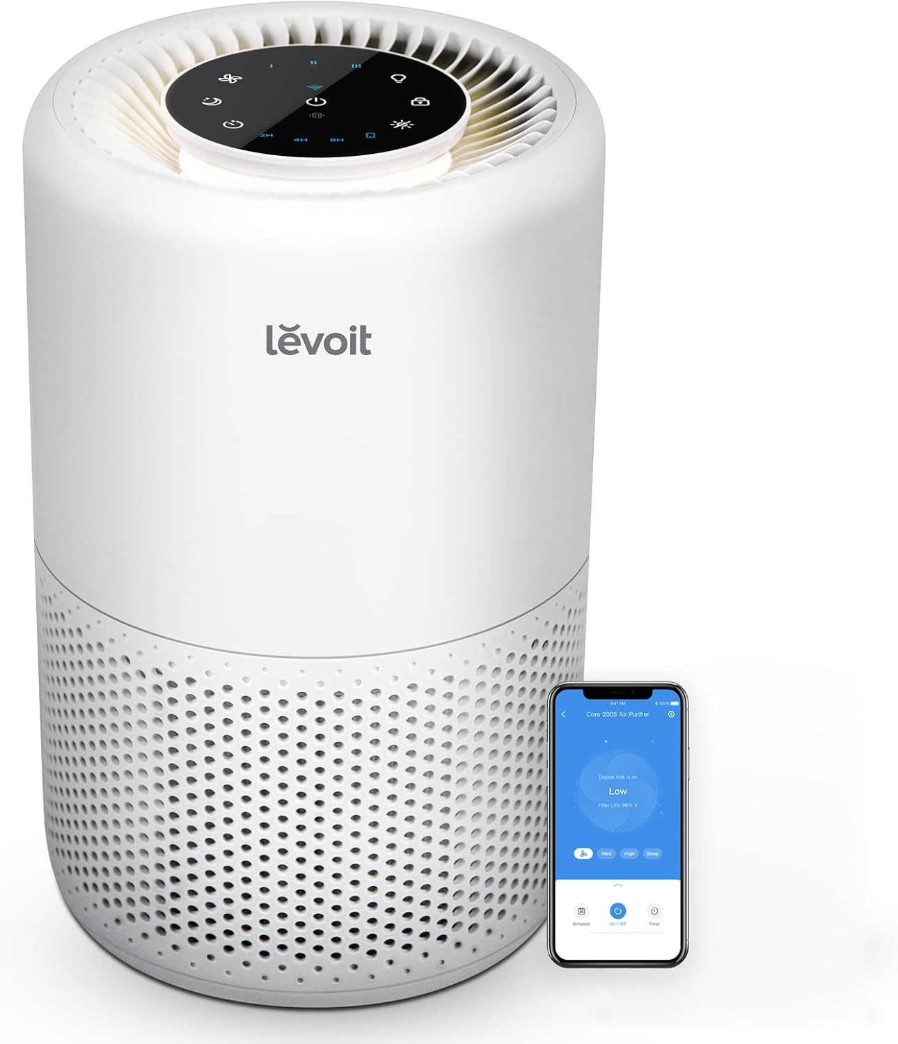 LEVOIT Air Purifier for Home Bedroom, Smart WiFi Alexa Control, AHAM VERIFIDE, 3-in-1 Filter with... | Amazon (US)