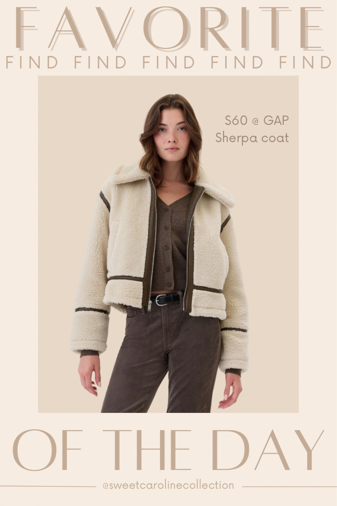 Favorite find of the day 🤎

I’m OBSESSED with this Sherpa Coat from Gap. It’s so stylish and fun for Fall! AND it’s 60% off right now!

Coat, revolve, fur coat, Free people, strapless dress, gap, Sherpa coat, winter, Club London, bomber jacket, fall fashion, MESHKI, mini dress, pink dress, wedding, Farm Rio, red dress, petal + pup, Anthropologie, revolve, sabo skirt, Dillards, AFRM, Line & dot, we wore what, Bloomingdale’s, bec & bridge, j.crew, Marcella, Anthro, aqua, Shopbop, schutz, Sam Edelman, J.crew factory, slingbacks, crochet flats, Sam Edelman, Macys, Dillards, Steve Madden, dsw, Antonio melani, saks fifth Avenue, shoes, summer, MESHKI, Revolve, floral dress, mango, jacket, trench coat, bomber jacket, rosette dress, purple dress, Peppermayo, strapless dress, vacation dress, linen dress, shell dress, Petal + pup, matching set, sabo skirt, pink set, beach outfit, summer outfit, linen set, Amazon, Peppermayo, showpo, Dress, revolve, Elliatt, floral dress, rosette dress, Amanda uprichard, romper, Heartloom, free people, ASTR, MISA, cleobella, majorelle, Zimmermann, loveshackfancy, likely, yumi Kim, rails, Bardot, floral dress, wedding guest dress, Rachel Parcell, white dress, bride, wedding, Shopbop, English factory, heels, mules, Steve Madden, Tony Bianco, target, Anthropologie, Rachel parcell, workwear, sweater, dress, mini dress, midi dress, work dress, Tory Burch, neiman Marcus, Shoes, heels, mules, slingbacks, Sam Edelman, Prada, lululemon, shoulder bag, tote, top handle bag, belt bag, jacquemus, DSW, Macys, tuckernuck, lulus, revolve, ASTR, petal and pup, show me your mumu, Nine West, j.crew, coach, Chinese laundry, dolce vita, journee, Bag, purse, coach, bow, shoulder bag, accessories, coachtopia, love, new arrival, best seller, must have, most wanted, designer, loeffler Randall, dsw, musinsa, Amazon, dupe, radley London, affordable, under 300, under 200, under 100, sale, gift idea, gift guide, spring style, summer fashion, shoes, classy, sweet Caroline collection

#LTKfindsunder100 #LTKtravel

#LTKFallSale 

#LTKSeasonal #LTKSaleAlert #LTKFindsUnder100