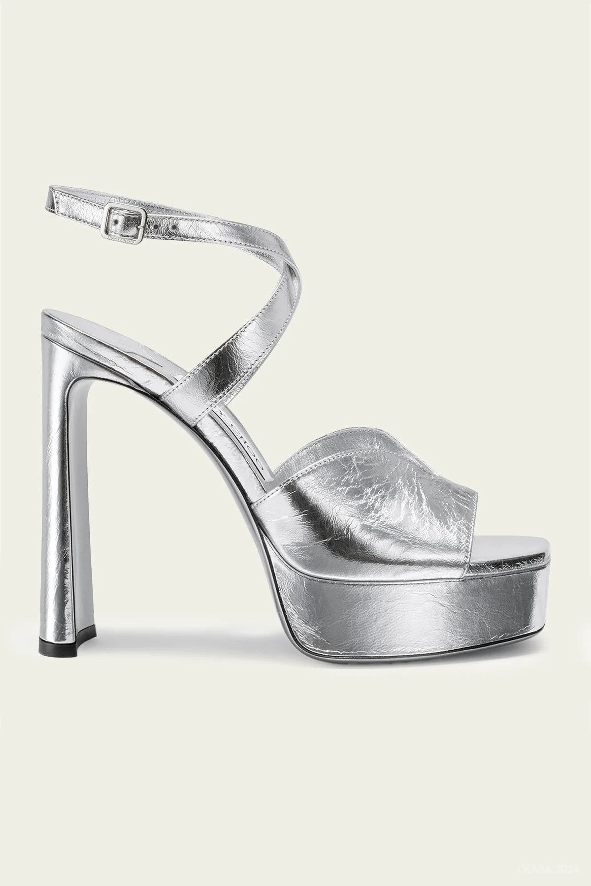 Karli/PF 125 Platform Sandal in Silver - US 9.5 | Shop Olivia