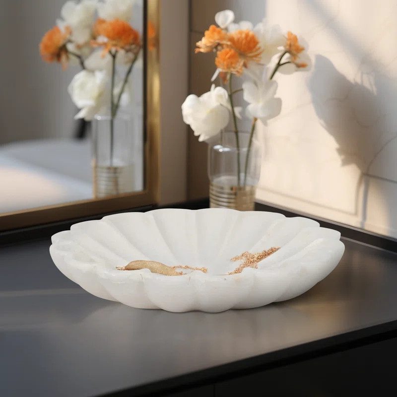 Swanmore Marble Vanity Tray 1 | Joss & Main