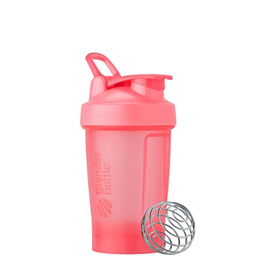 BlenderBottle Classic V2 Shaker Bottle Perfect for Protein Shakes and Pre Workout, 20-Ounce, Light Pink | Amazon (US)