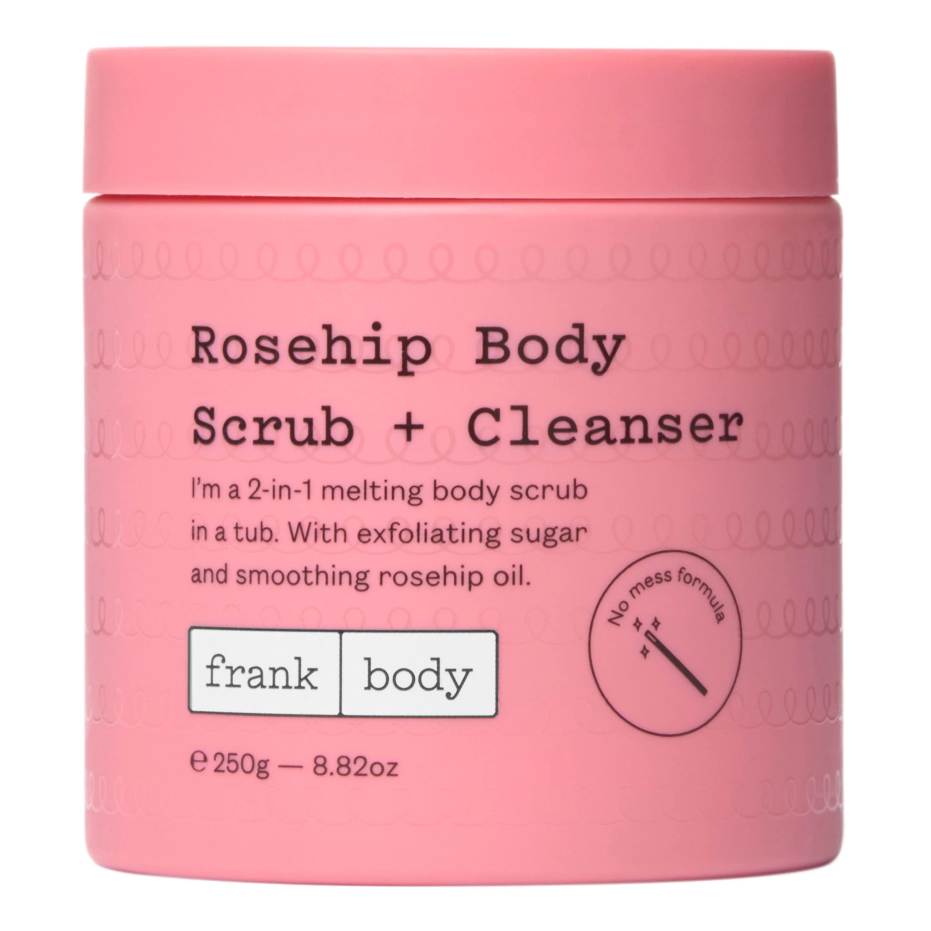 Frank Body - Rosehip Body Scrub & Cleanser 250g | Walmart (US)