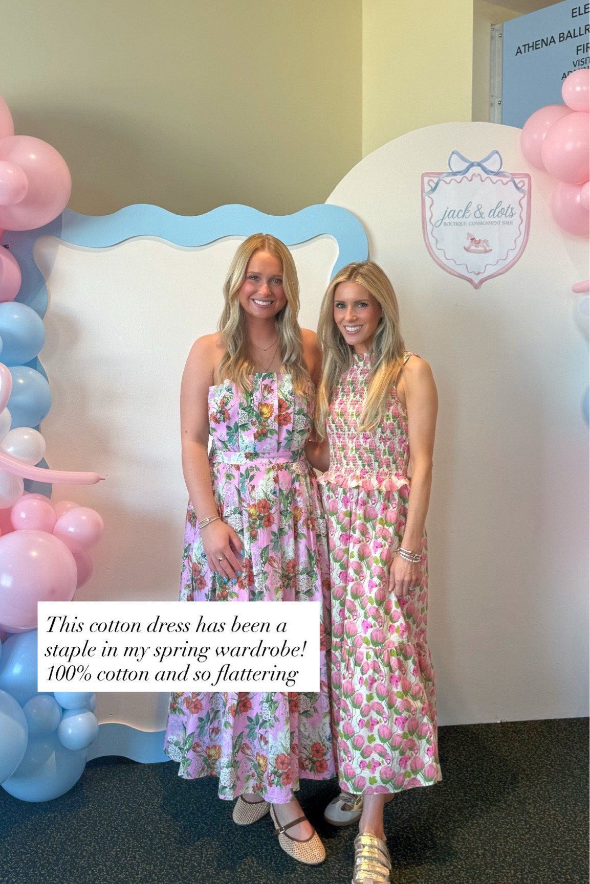 My favorite dress it is so easy to style up or down. I wore it here paired with gold sneakers and it also works great with heels for a dressier event.  The best part is it’s made with 100% cotton!  Would make for the prettiest Mother’s Day dress! 

#LTKdayinmylife #LTKMothersDay #LTKmomlife