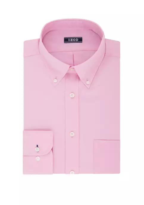 Regular Fit All Over Stretch Dress Shirt | Belk