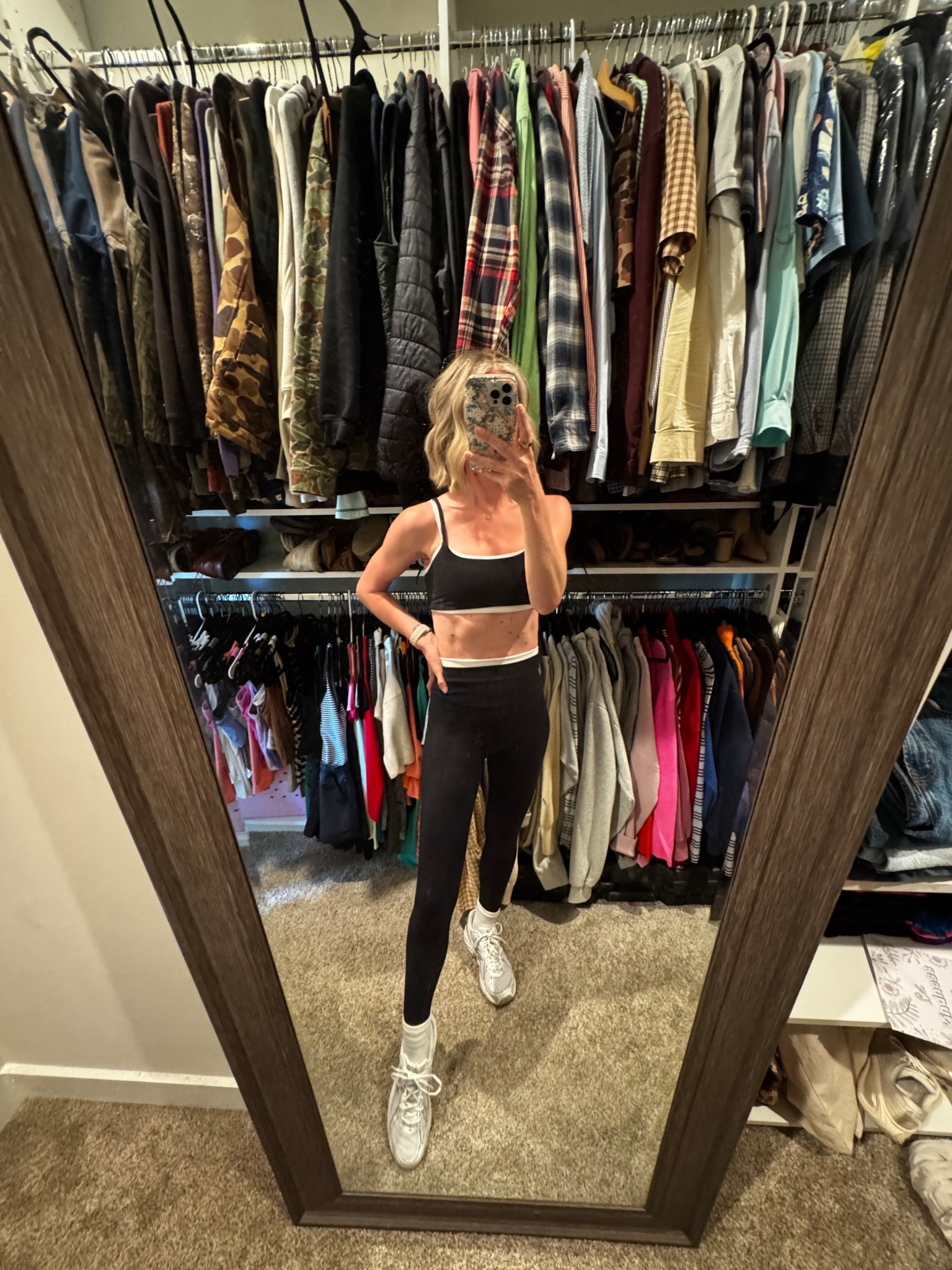 Calling all workout lovers! The layered material of this matching workout set gives it a little extra appeal. Wearing xs in both top and bottom. There are other cute colors available as well!
#LTKgrwm #LTKActive
#LTKfitnessgoals

#LTKActive #LTKootd #LTKmomlife