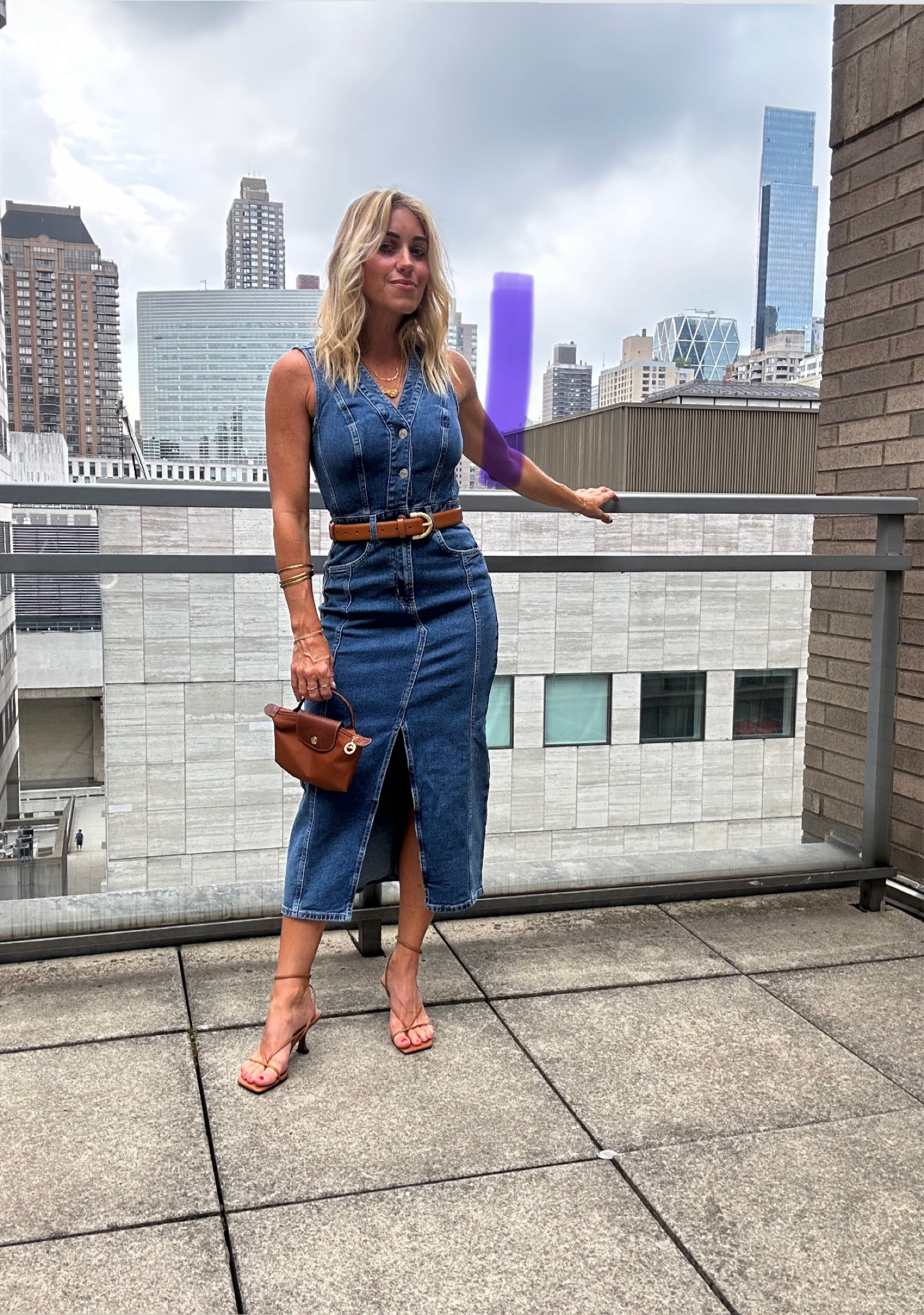 Went to The Polo Bar in NYC. Fit check had to be denim + brown for 90s vibes 🐎 

#LTKxNSale #LTKOver40 #LTKSaleAlert