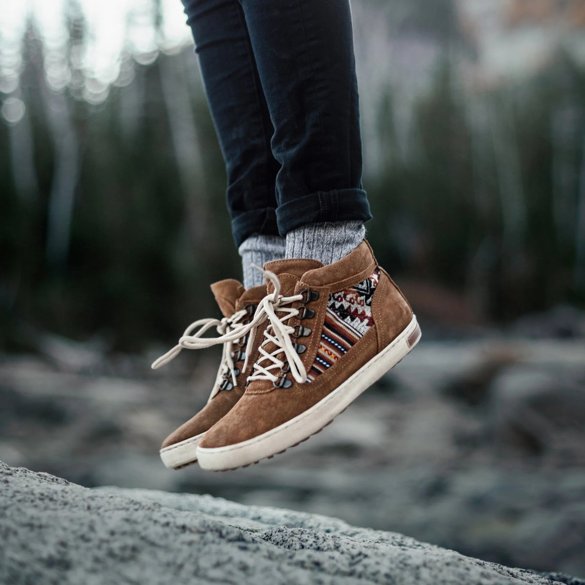Tan Suede Camping Boot | Inkkas
