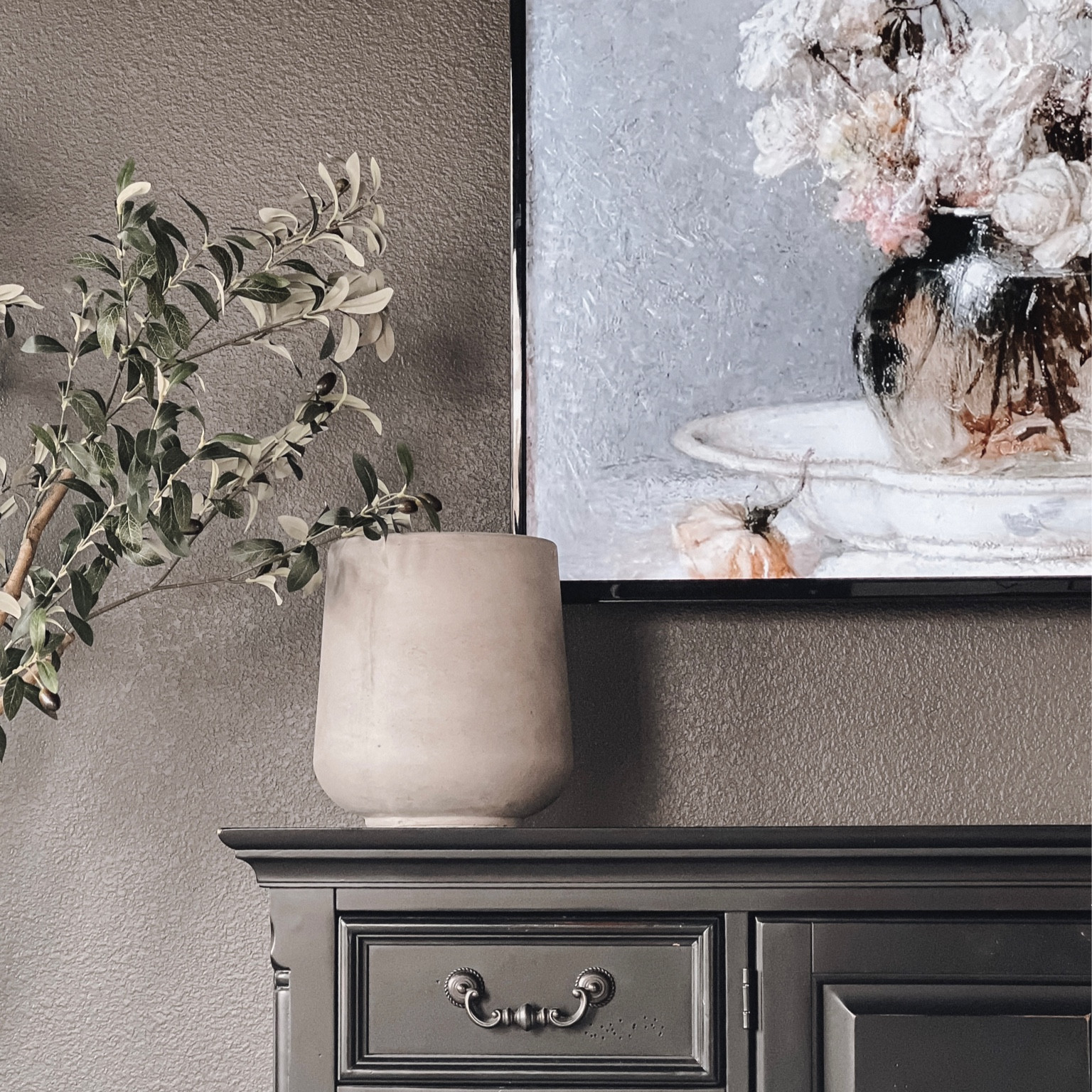 The master bedroom always seems to be put on the back burner when we think of projects to work on in the house (and there are many to tackle) but I finally decided it’s time to have an oasis of our own.

Our master bedroom is getting a glow up fit for grown-ups, and we couldn't be more excited! 🎉🛌 Stay tuned as our new decor additions arrive, I’m looking forward to bringing a touch of sophistication, comfort, and a a little magic. 😄💫 

#BedroomGlowUp #GrownUpVibes
#MoodyMasterBedroom
#AdultingInStyle
#WorkInProgress
#cementpottery 
#olivetree 
#bonsall 
#bonsallca 
#urbanebronze
#painting 
#sherwinwilliamspaint

#LTKfamily #LTKhome