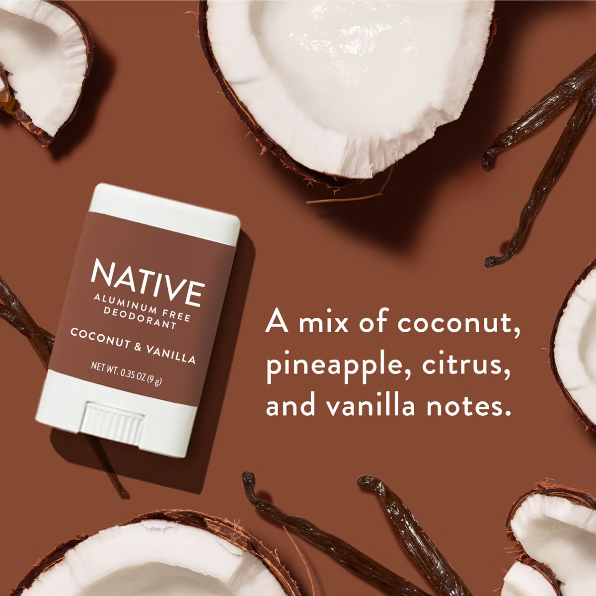 Native Coconut & Vanilla Solid Deodorant | Target
