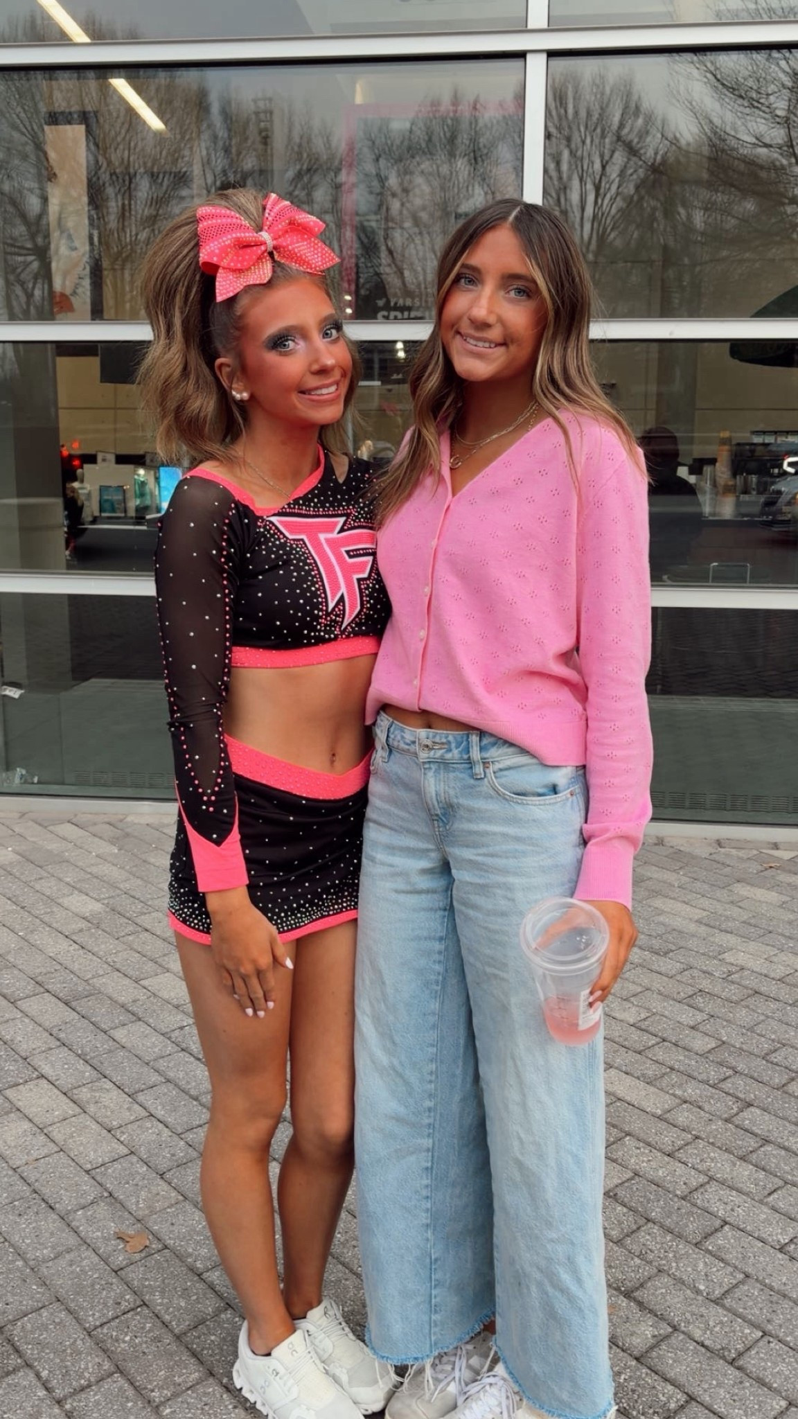 day 19/30: everyday outfits 🤍 it’s Cheersport day 1!! here is my pink outfit for the day, i’ve posted this old navy sweater before in yellow, pink is just as cute!! perfect for Valentine’s day as well!

#LTKValentine 

#LTKdayinmylife #LTKootd