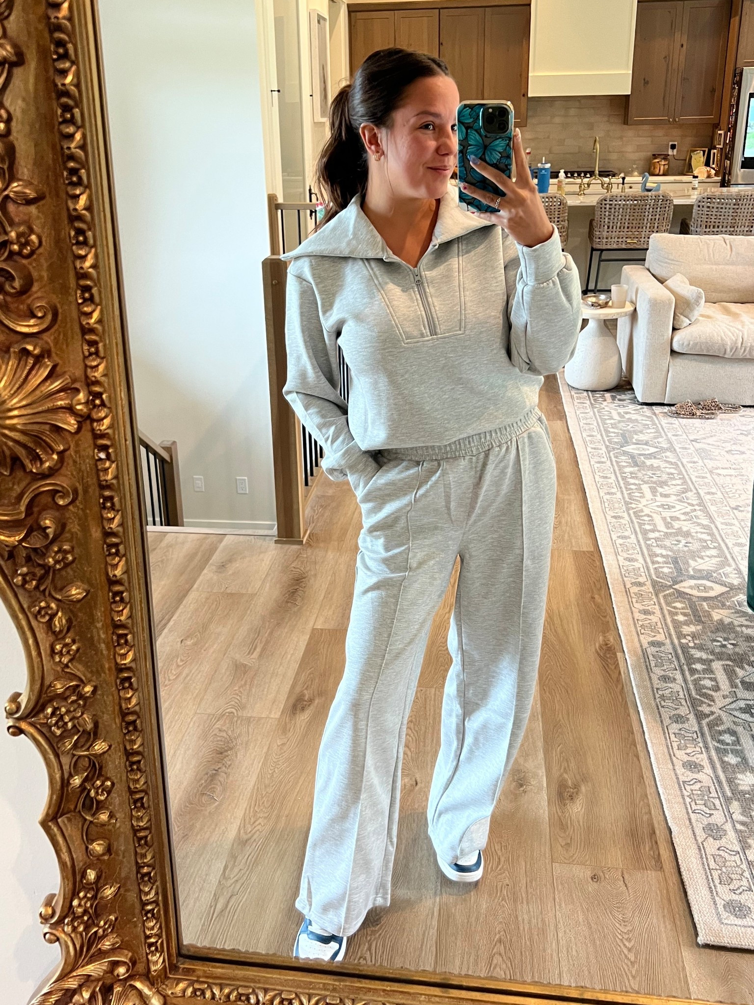 Silky soft weighted material / I am living for this suit! I’m wearing a small 🩷 


Larissa white active lounge set grey folder collar classy lounge 

#LTKStyleTip #LTKFindsUnder50 #LTKActive