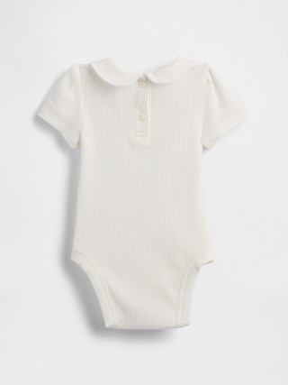 Baby First Favorites TinyRib Peter Pan Bodysuit | Gap (US)