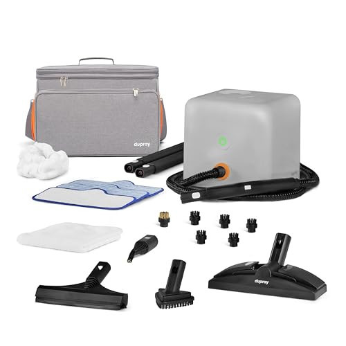 Dupray Neat Plus Steam Cleaner with 18-Piece Accessory Kit (incl. the Awesome Bag) A powerful multi-purpose steamer. *Kills 99.9% of Bacteria & Viruses | Amazon (US)