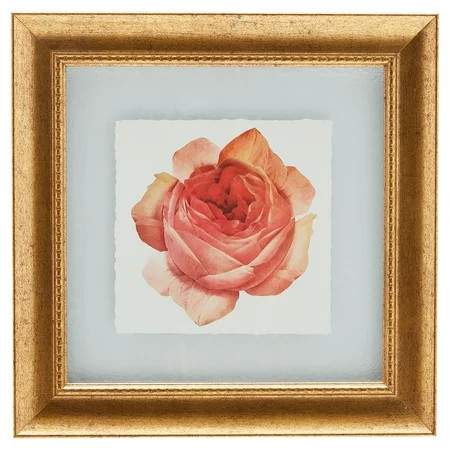 Rose with Wood 11.43"x11.43" Frame by Drew Barrymore Flower Home | Walmart (US)