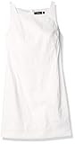 Theory Women's Square Neck Linen Dress, White, 8 | Amazon (US)